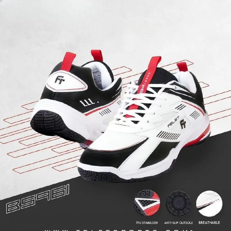 Ultra-light Breathable Badminton Shoes Professional Tennis Shoes Shock-absorbing Table Tennis Shoes Men Women Sports Shoe