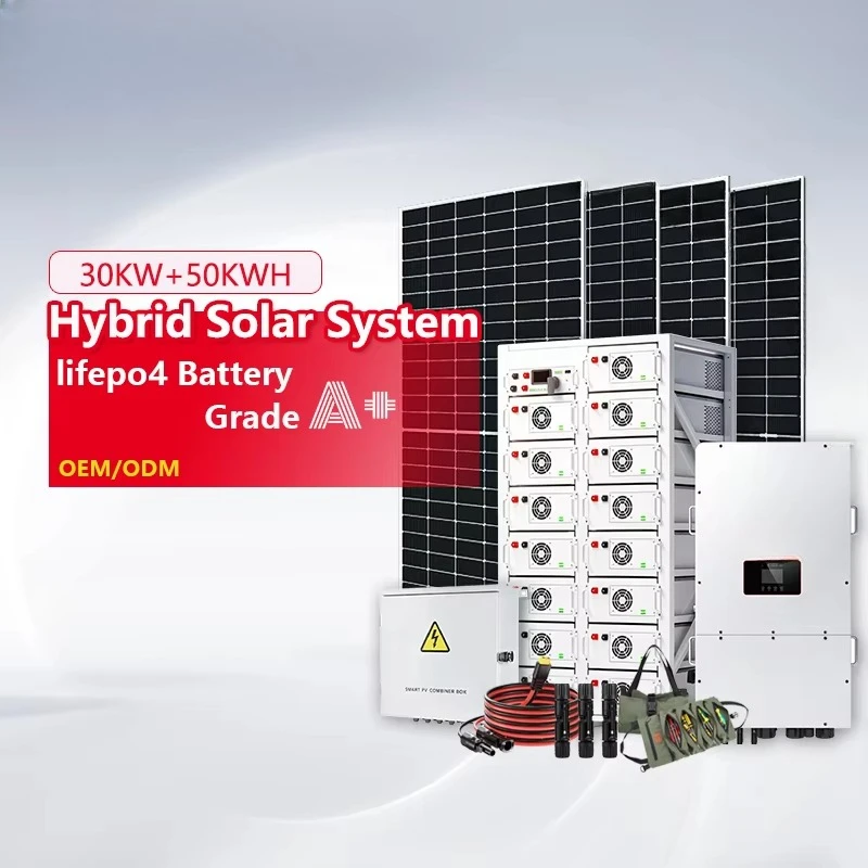 Complete Set 5kw 10kw Solar Energy Storage System 48v 5kva Hybrid Inverter with Lithium Battery Solar Panels Mounting System