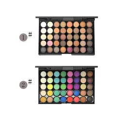 40 Color Matte Eyeshadow Palette Earth Color Shimmer Glitter Earth Eye Shadow Power Set Cosmetic Makeup Tools Make Up