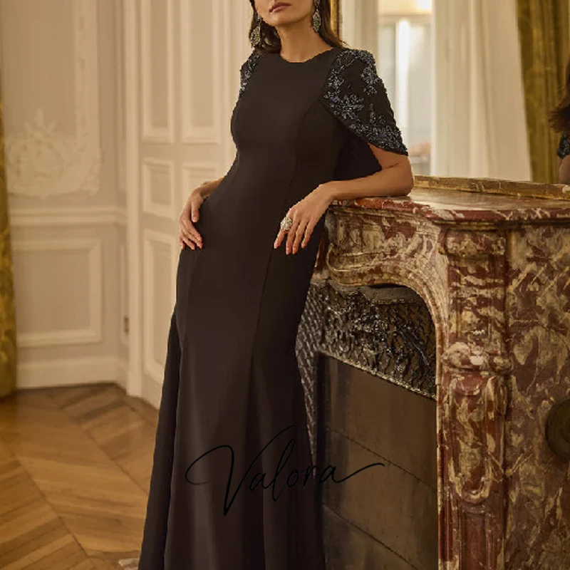 simple elegant dinner dress French Evening Dress Elegant Off Shoulder Simple Women Slim A-line Dresses  Temperament Annual Dinner Banquet Party Gown