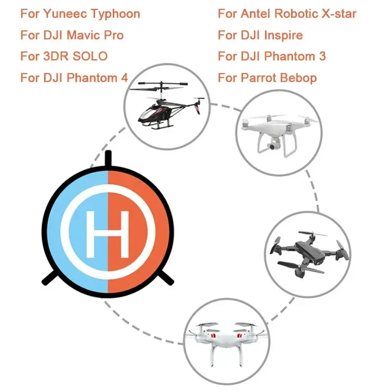 Foldable Landing Pad for DJI Mavic Pro Platinum 55CM Drone Parking Apron Pad for DJI Mavic Air Pro Phantom 4 Pro Accessories