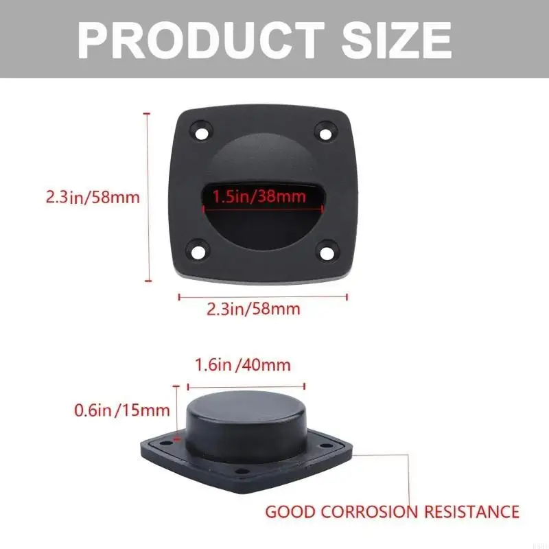 حزمة D5BE من 4 فتحات السحب من نايلون البحرية #6