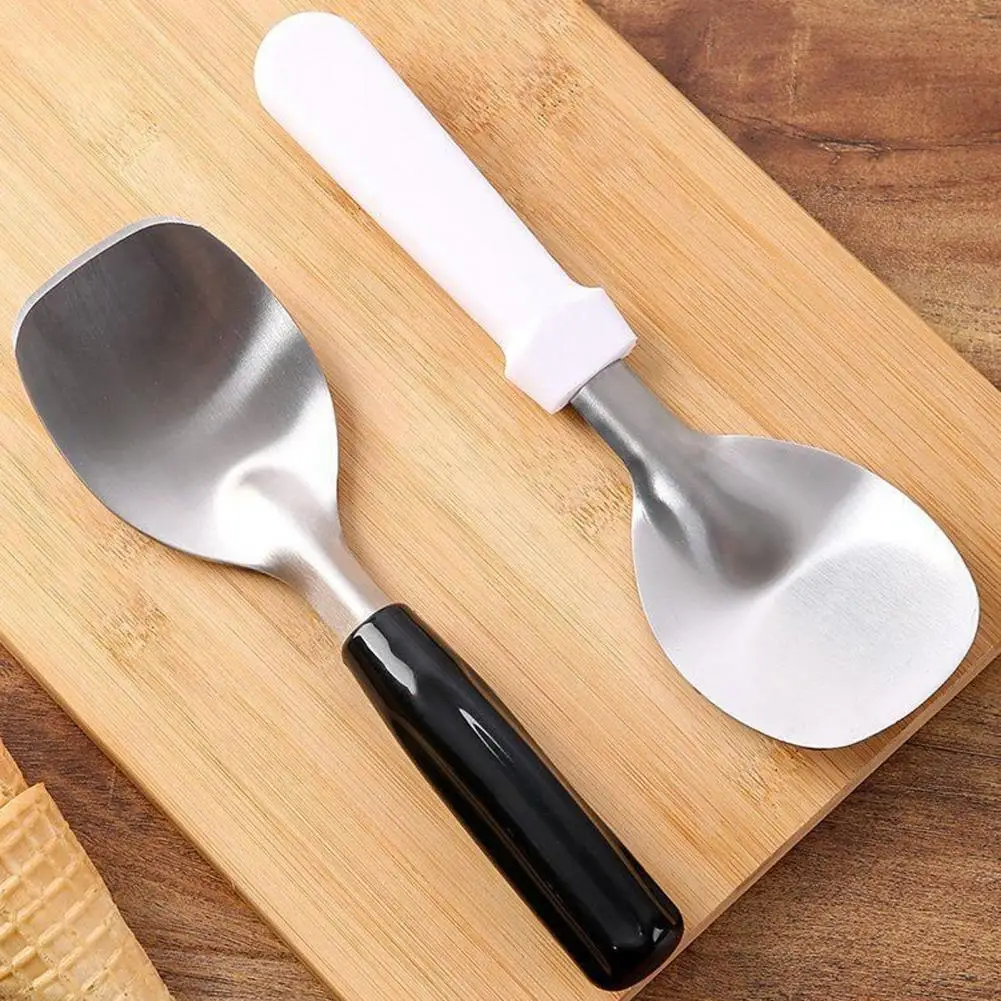 Long-term Use Ice Cream Scoop Ice Cream Shovel Stainless Steel Ice Cream Spade with Non-slip Handle Heavy Duty for Desserts