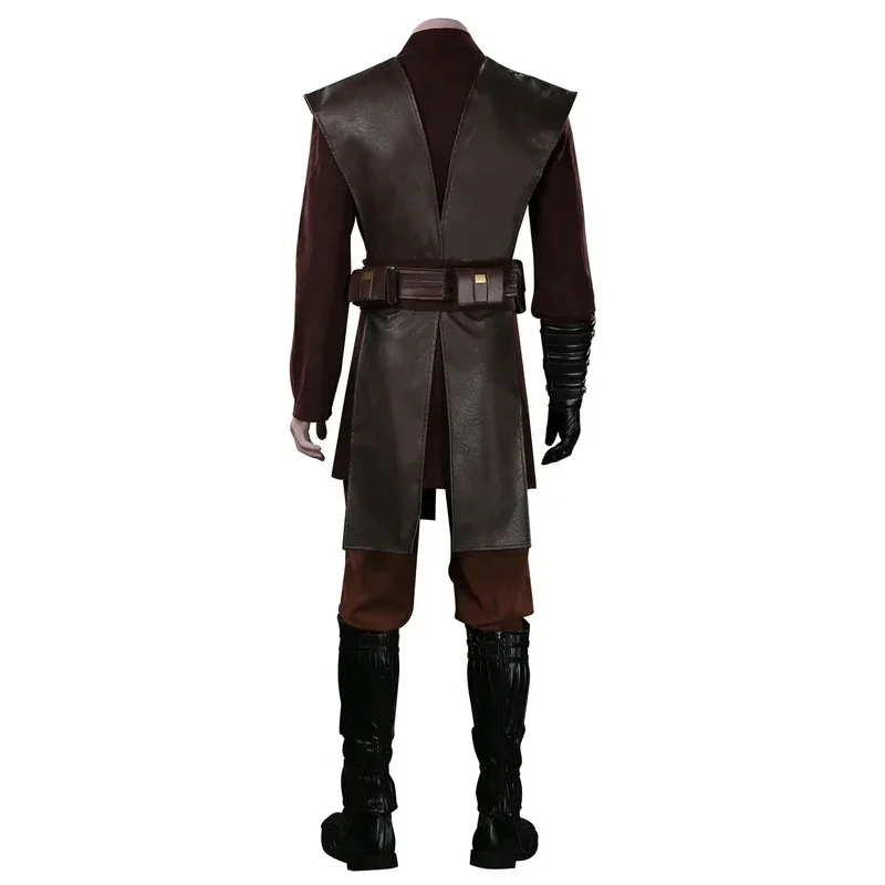 Candy 2025 Anakin Skywalker Cosplay Anime Kostium Płaszcz Spodnie Stroje Fantazja Męskie Chłopięce Halloween Karnawał Impreza Przebranie