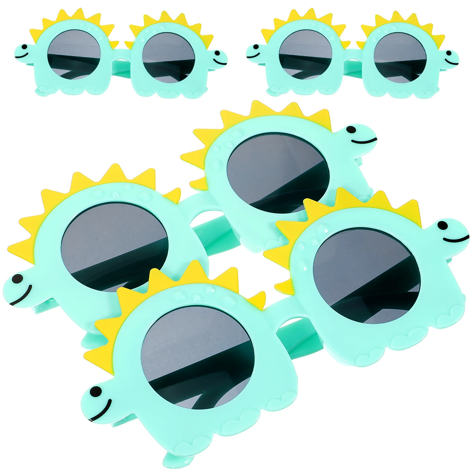 

4Pcs Kids Party Glasses Funny Little Dinosaur Eyeglasses Creative Design Lightweight Party Eyewear Festival Photo Props
