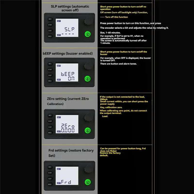 DT17 SK150Pro 150W DC DC Buck Boost Converter, 7-36V Adjustable Regulated Laboratory Power Supply