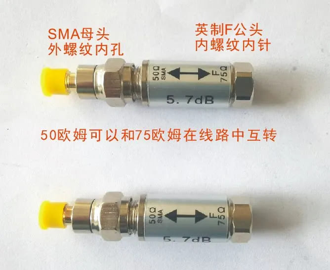 

Преобразователь импеданса 50-75 Ом, преобразователь импеданса SMA-F, преобразователь BNC RF