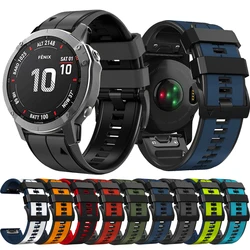 Pulseira de pulseira para Garmin Fenix, liberação rápida, pulseira de silicone Easyfit, pulseiras de relógio, pulseira inteligente, novo, 7X, 5X, 5 Plus, 7, 6, 6X, Smart 3, 3HR, 935