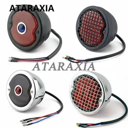 Motorcycle Vintage Brake Taillight Rear Stop Lights Tail Lamp For Harley Sportster XL1200 XL883 Side Mount Tail Light Cafe Racer