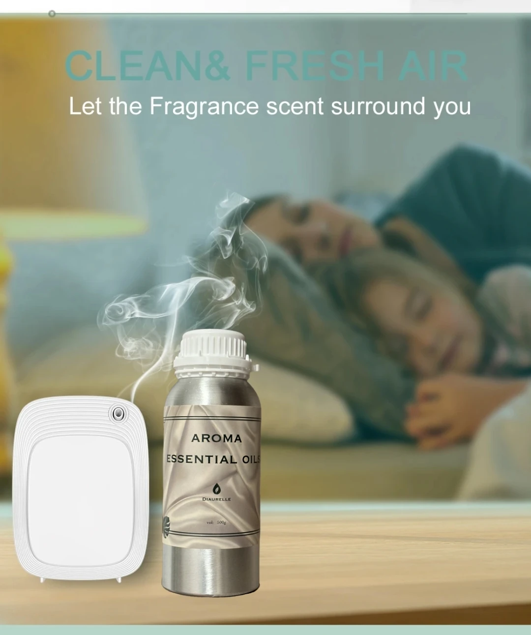 Flower Nature Prue 500ml Top Selling Aroma Hotel Scented Oil for Diffuser Air Freshener Oil for Lobby & Bedroom Essential Oils