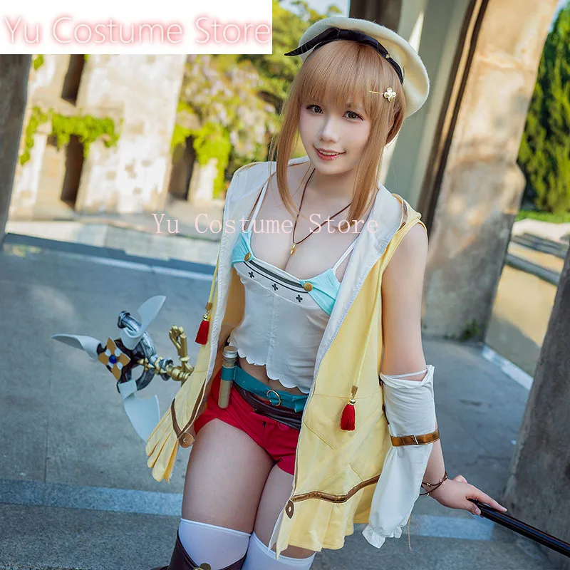 Anime! Atelier Ryza: Ever Darkness & the Secret Hideout Reisalin Stout Lovely Uniform Cosplay Costume Halloween Yu Costume