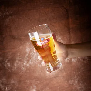 Tsingtao Bierglaset, Kunsthandwerk, Pilner, IPA -Brillen, robuste Glaswaren, klassische Biergeschenke für Männer, Biergläser, Tassen und Tassen 8 Hauptverkäufe Tsingtao Beer - №1