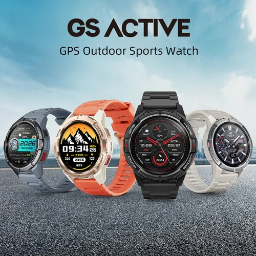 Imagen 2 del producto reloj inteligente mibro GS Active posicionamiento GPS 1000nits 1,3 pulgadas amoled pantalla 5atm impermeable 150 modo deportivo sensor 4pd versión global del reloj inteligente móvil Android Ios