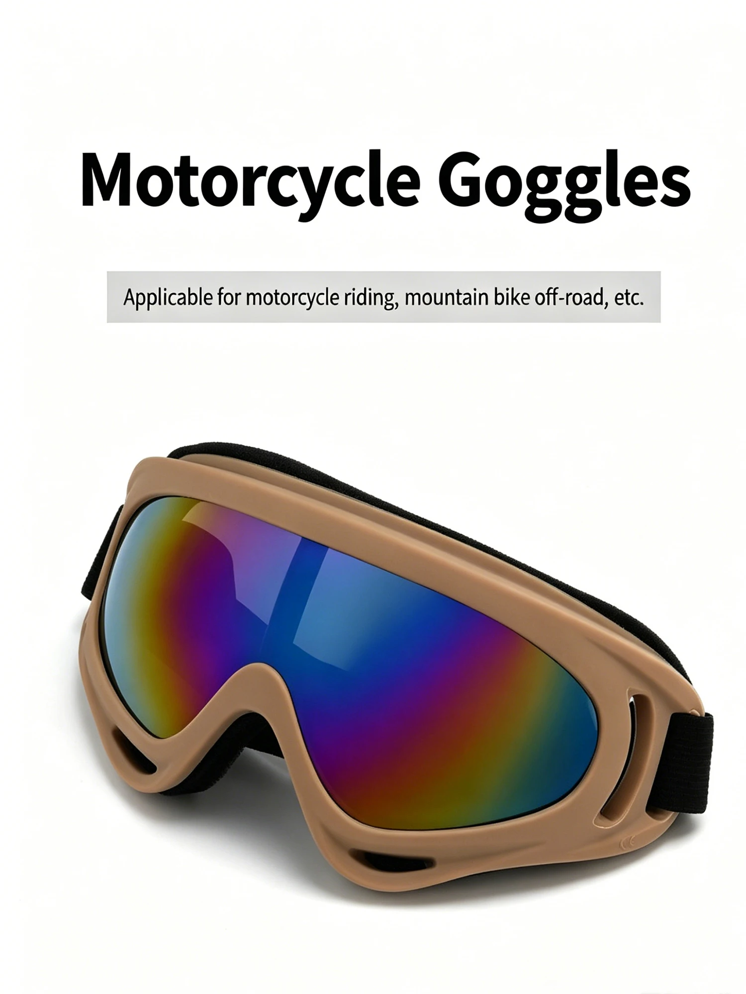 Unisex Multifunctional Windproof Goggles, Off-Road Motorcycle Riding Goggles, Outdoor Skiing Protective Eyewear Equipment