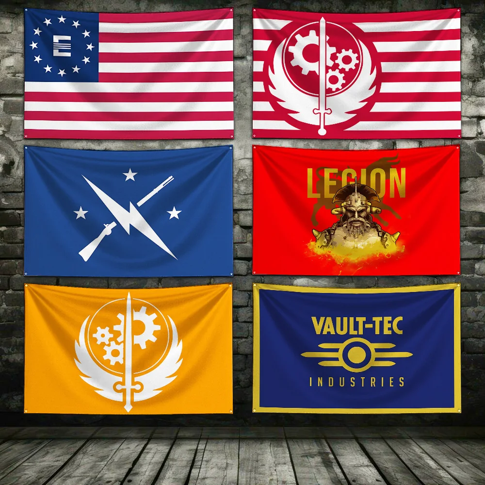 

3x5 Ft V-Vault-Tec Caesar's Legion Flag Polyester Digital Printing Banner for Garage Wall Art Out Door Decoration Grommets