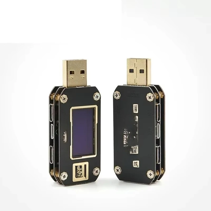 

WAP01 QC3.0/2.0 0-24V KM001 PD Tester USB Digital Voltmeter Testing Tool Voltage and Current Ripple Double Type-C Instr