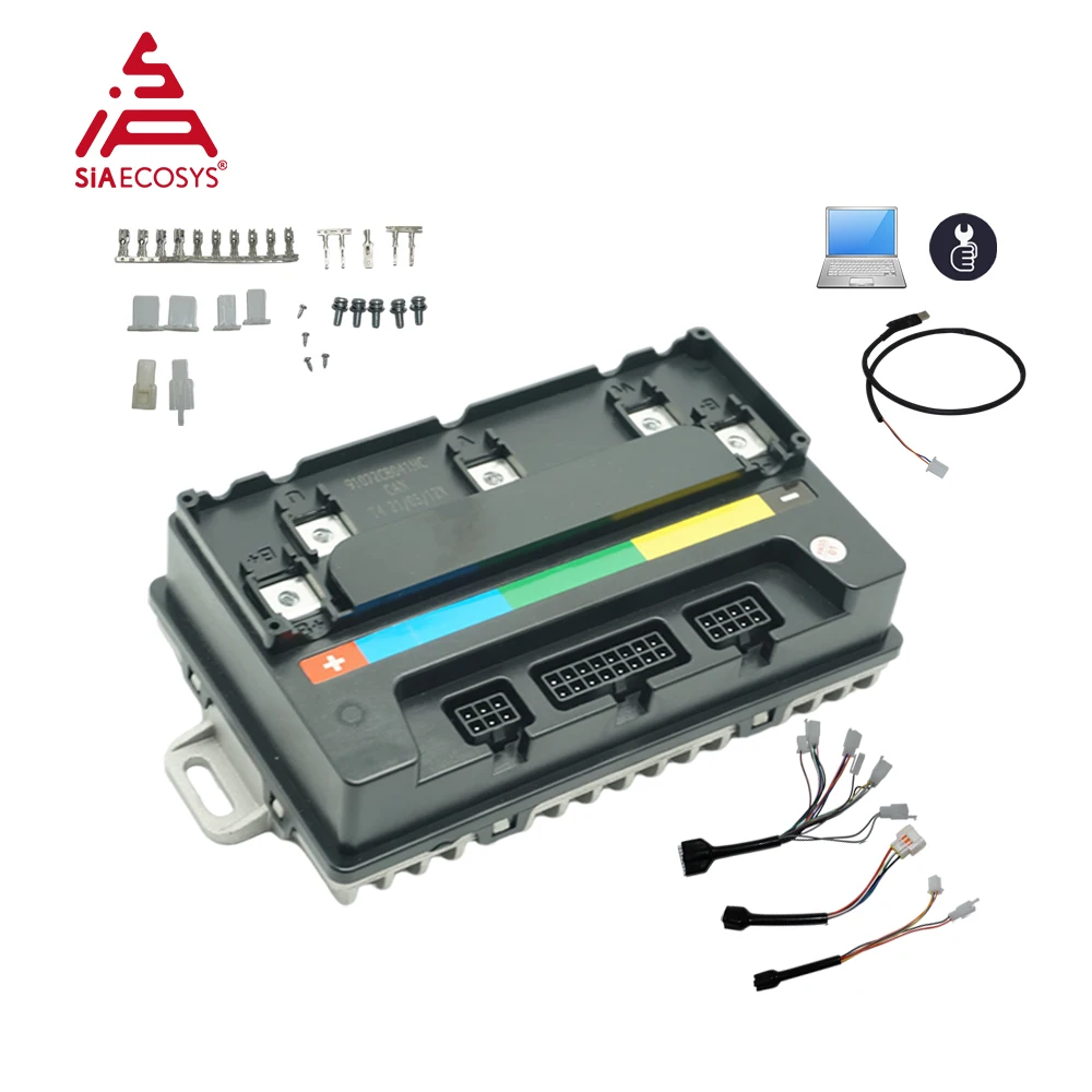 

VOTOL EM50SP Controller SiAECOSYS 72V 50A 55KPH Sine Wave Programmable For Electric Scooter Bike