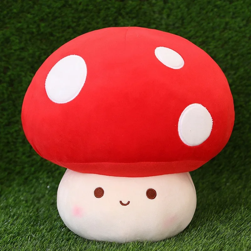 23/30CM Kawaii Mushroom Plush Dolls Simulation Plant Pillow Lovely Toys for Home Decor Sleeping Cushion Stuffed Soft Dolls