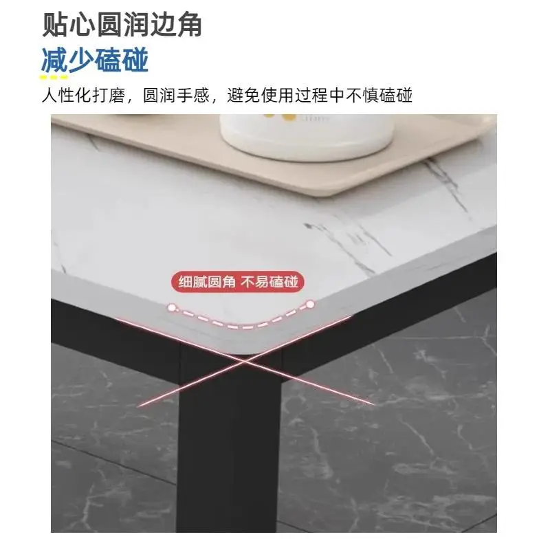 Mesa de centro rectangular, sala de estar, hogar, nuevo balcón, apartamento pequeño, mesa de té sencilla, preparar té