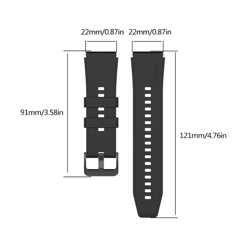 Watch Strap Silica Band Bracelet Sweatproof for WatchGT2Pro