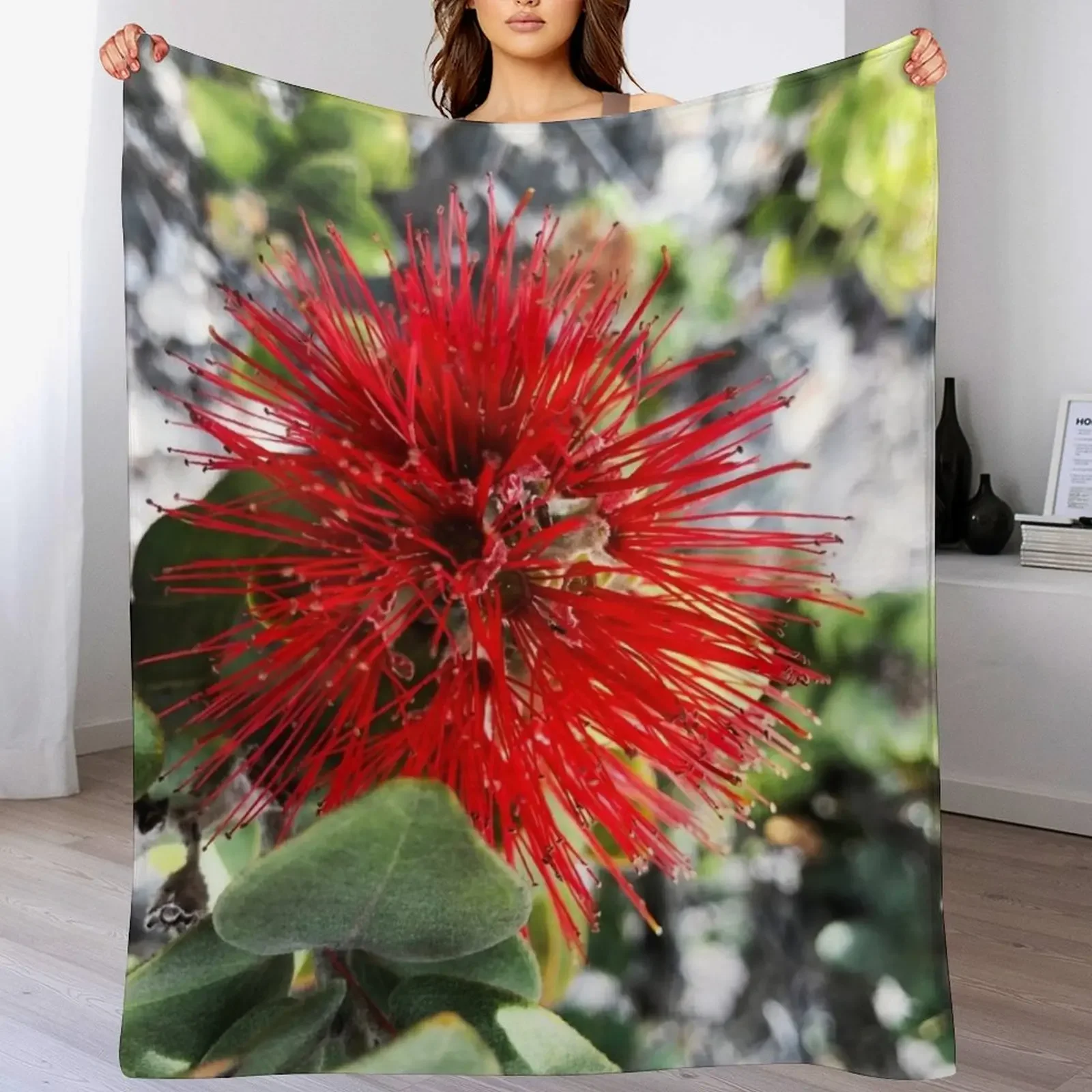 Ohia Lehua Throw Bl… - image