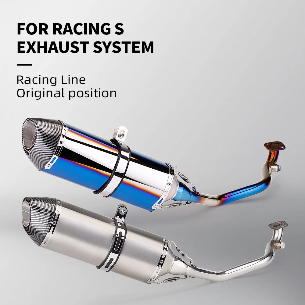 

High Performance Racing Black Exhaust for Kymco 125cc Scooter Compatible with Gy6 125cc 150cc New Engine Scooter Accessory