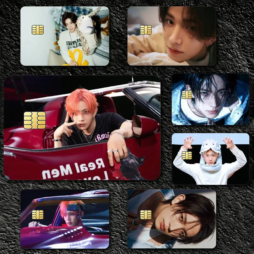 

H-Heeseung L-Lee Vocal King Decorative Waterproof Film Skin Cover Credit Card Stickers Debit Front Bank Bus Pass
