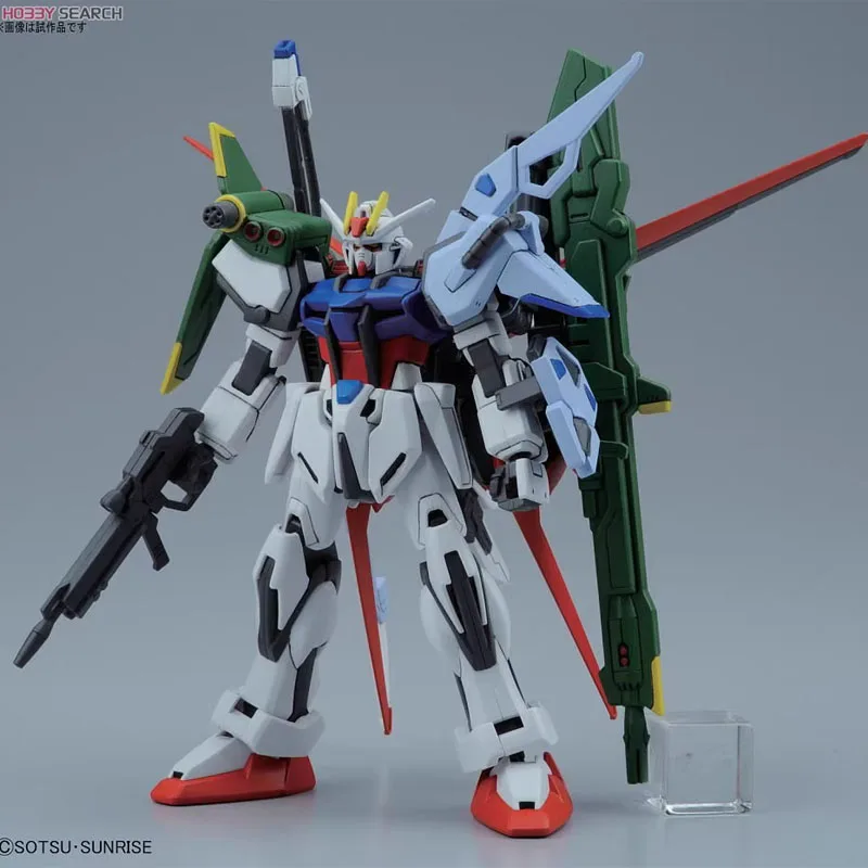 Bandai Gundam HG 1/144 SEED R17 GAT-X105+AQM/E-YM1 PERFECT STRIKE Anime Action Figure Montage Modell kit Spielzeug für Jungen Geschenke