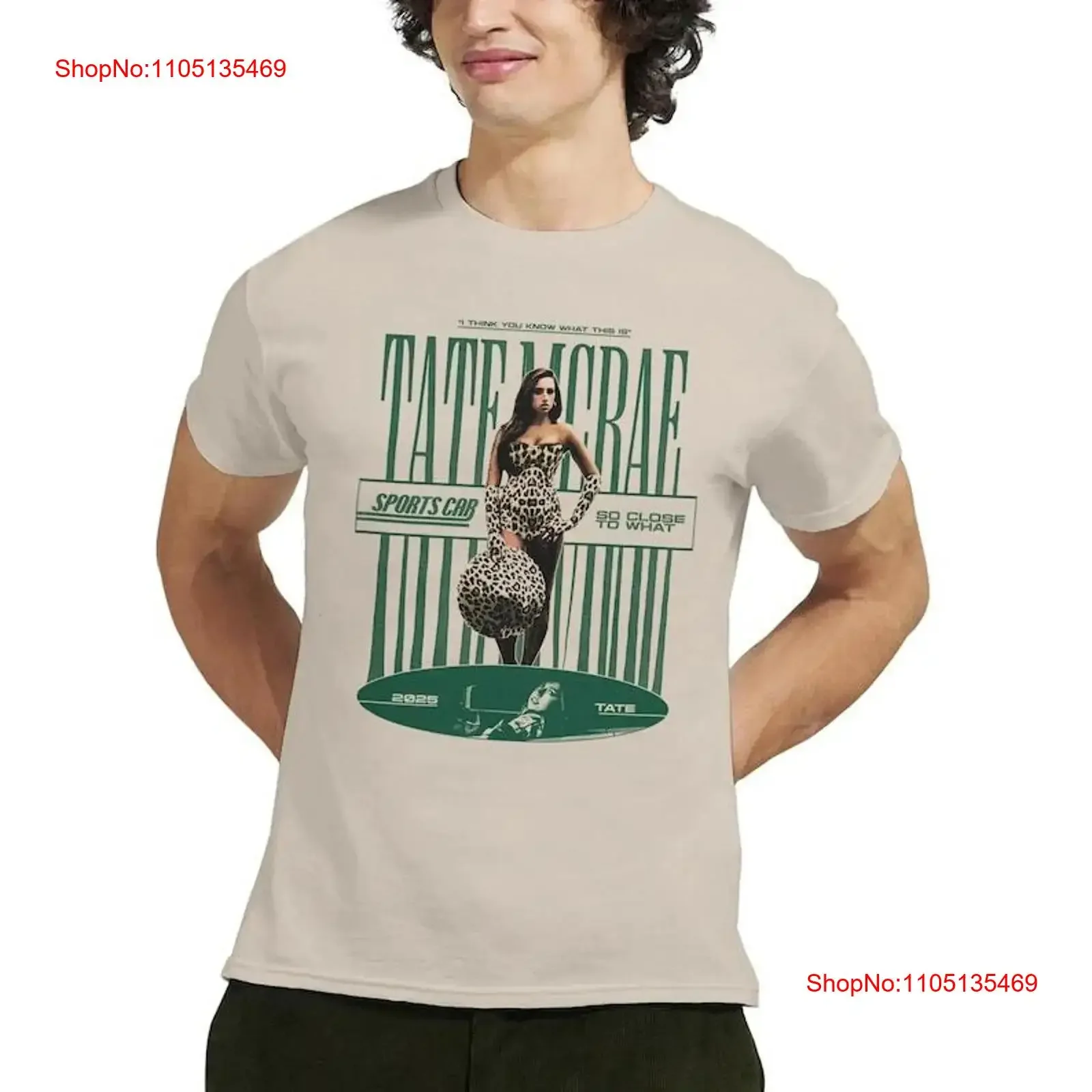 

Футболка Tate Mcrae для спортивного автомобиля, винтажная винтажная стираная дизайнерская одежда унисекс, универсальная уличная одежда, слегка повседневная модная мягкая одежда