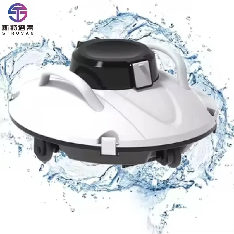 

STLF WJW OEM Electric Industrial Grade Ground Wheel Wired WiFi Remote Control Brushless Motor Automatic Robotic Pool Cleaner