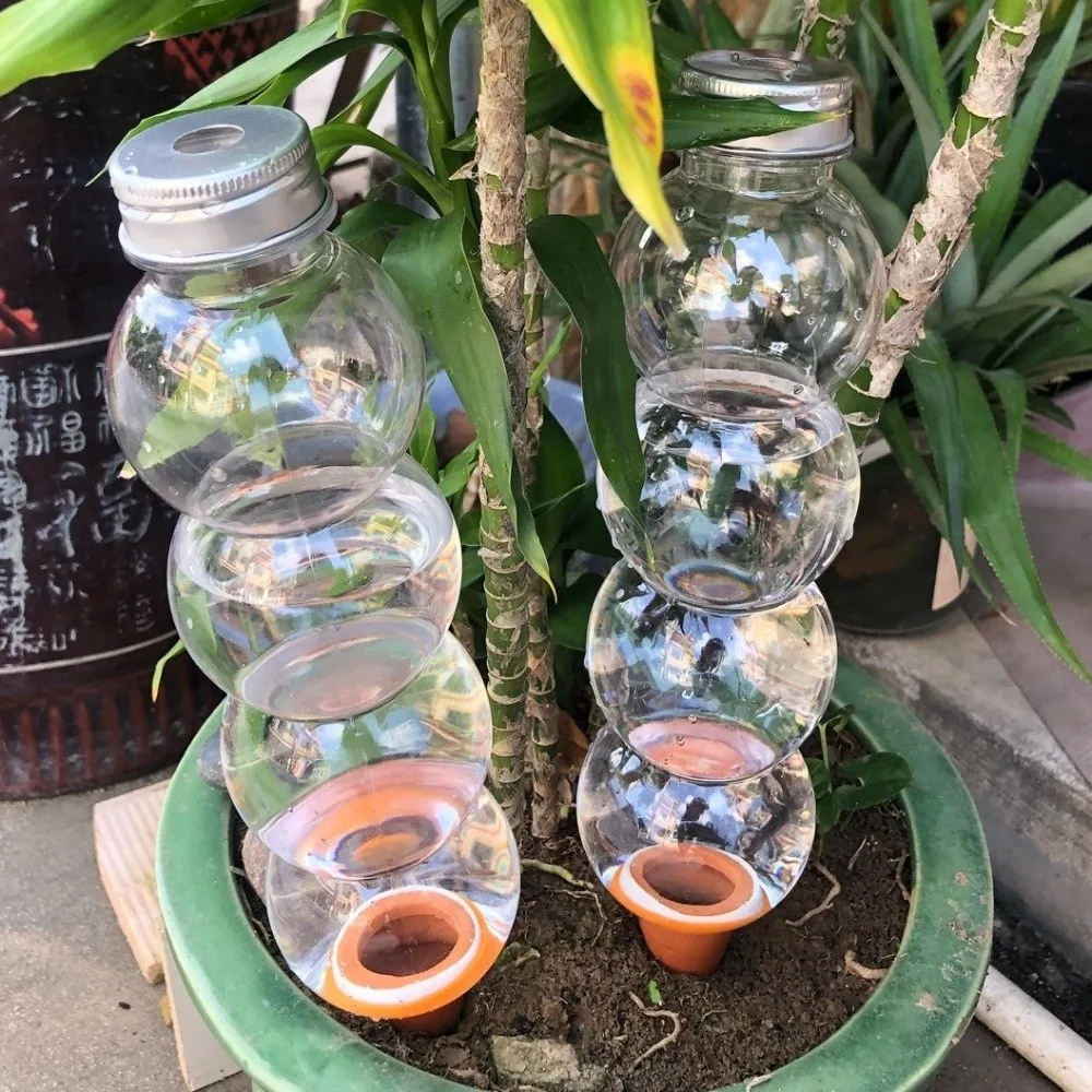 Transparent Automatic Water Device Elongated Gourd Large Capacity Drip Irrigation System Drip Irrigation Self Watering Device