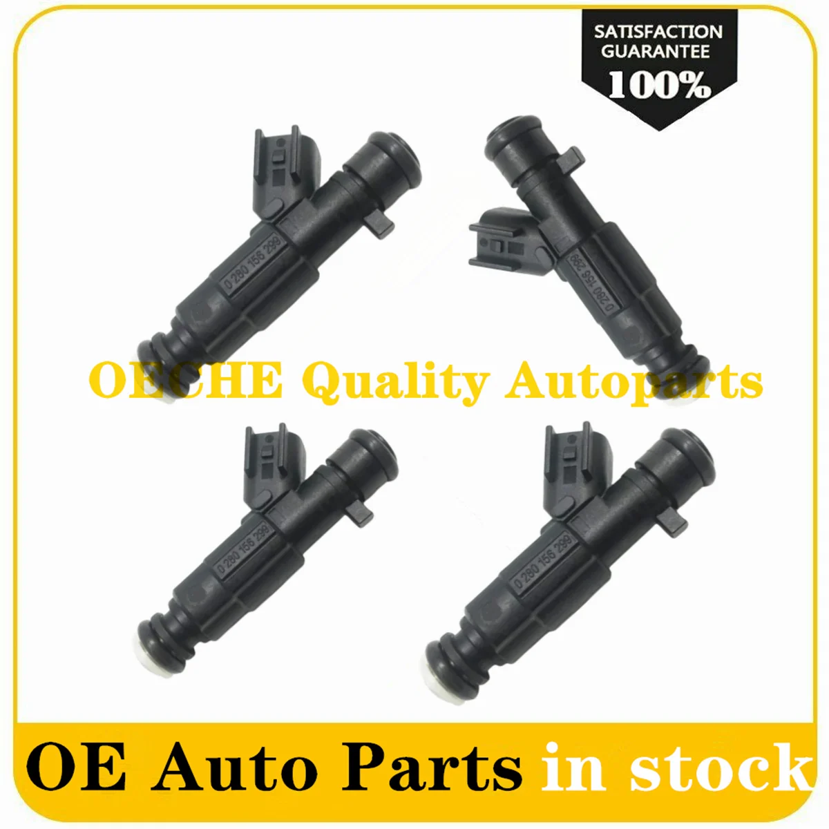 1/4Pcs Fuel Injector Nozzle For Geely Vision FC Gleagle GC7 Englon SC7 SL 1.5L 1.8L 0280156299 JLY4G18