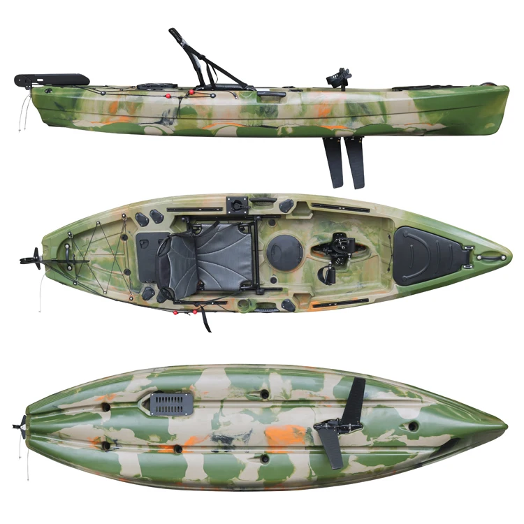 Kayak da pesca con timone e pedali in vendita