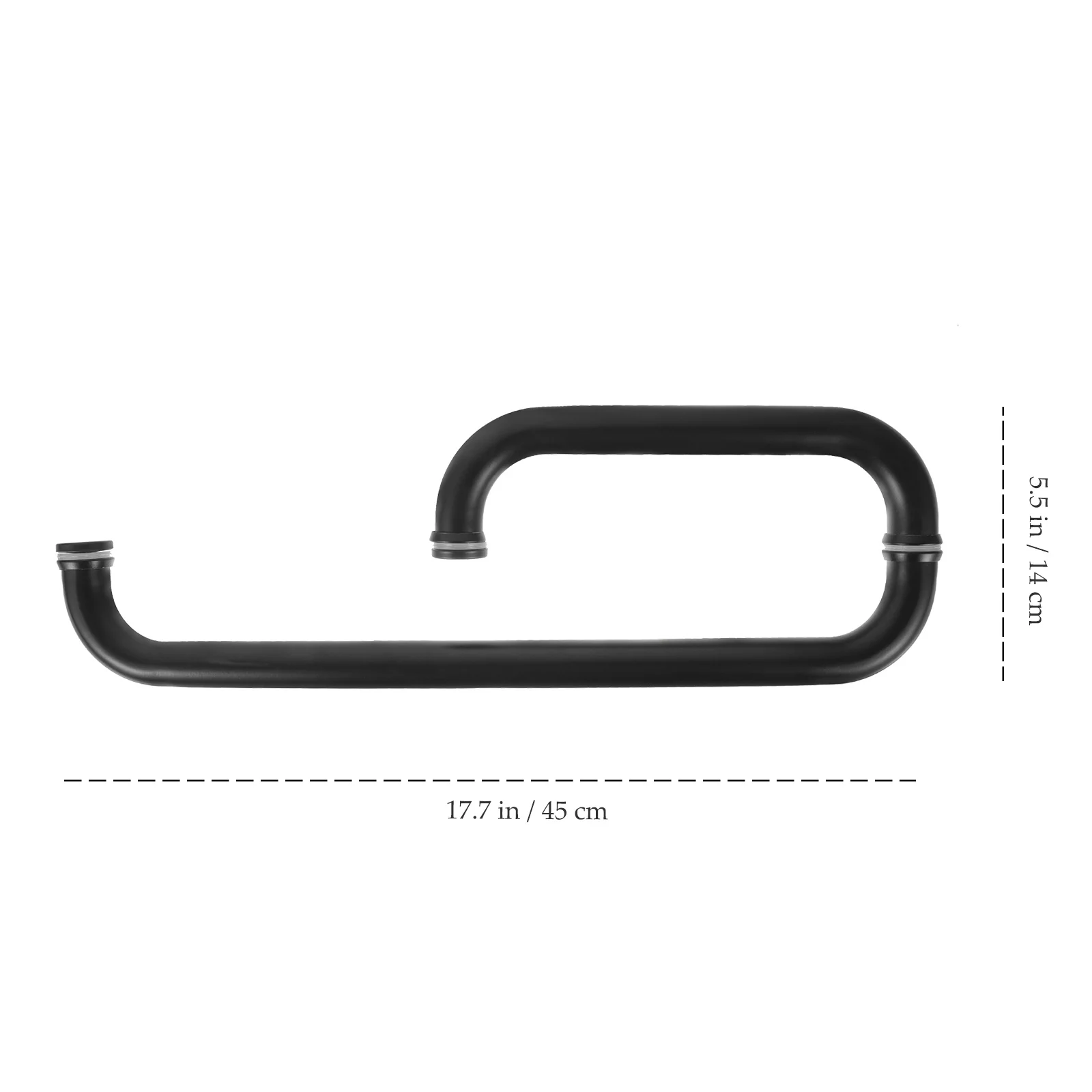 

Heavy Duty Stainless Steel Shower Door Handle Glass Door Pull Replacement Sturdy Grip for Contemporary Bathroom Spaces