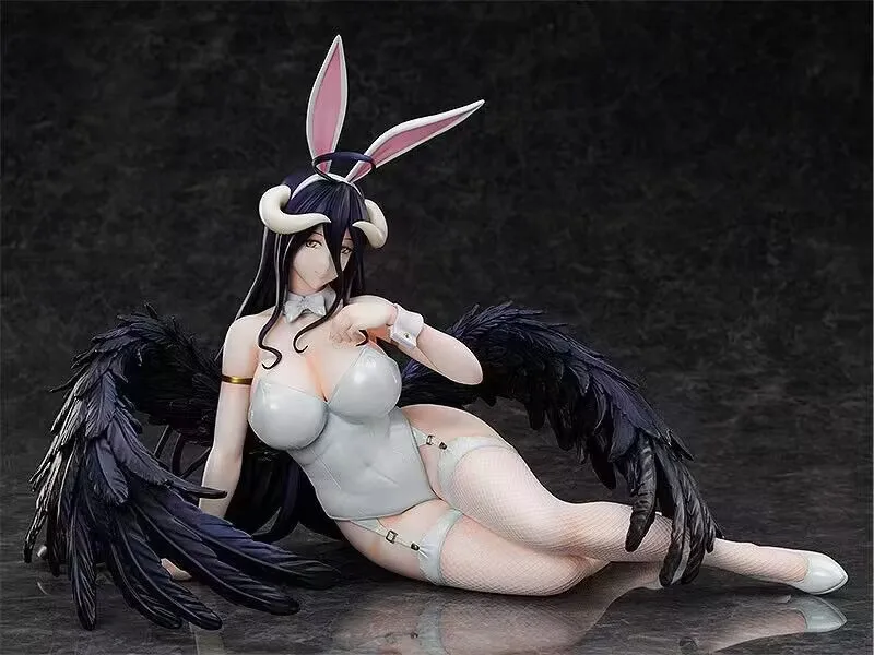 30CM Overlord Albedo IV Anime Figure FREEing B-style Bunny girl figures Hard PVC Statue Adult Collectible Model Doll Toys Gifts