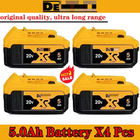 100% Genuine Dewalt 20V Battery, 2AH 5AH 6AH Rechargeable Lithium Ion Battery, Dewalt DCB200 Power Tool Replacement Battery