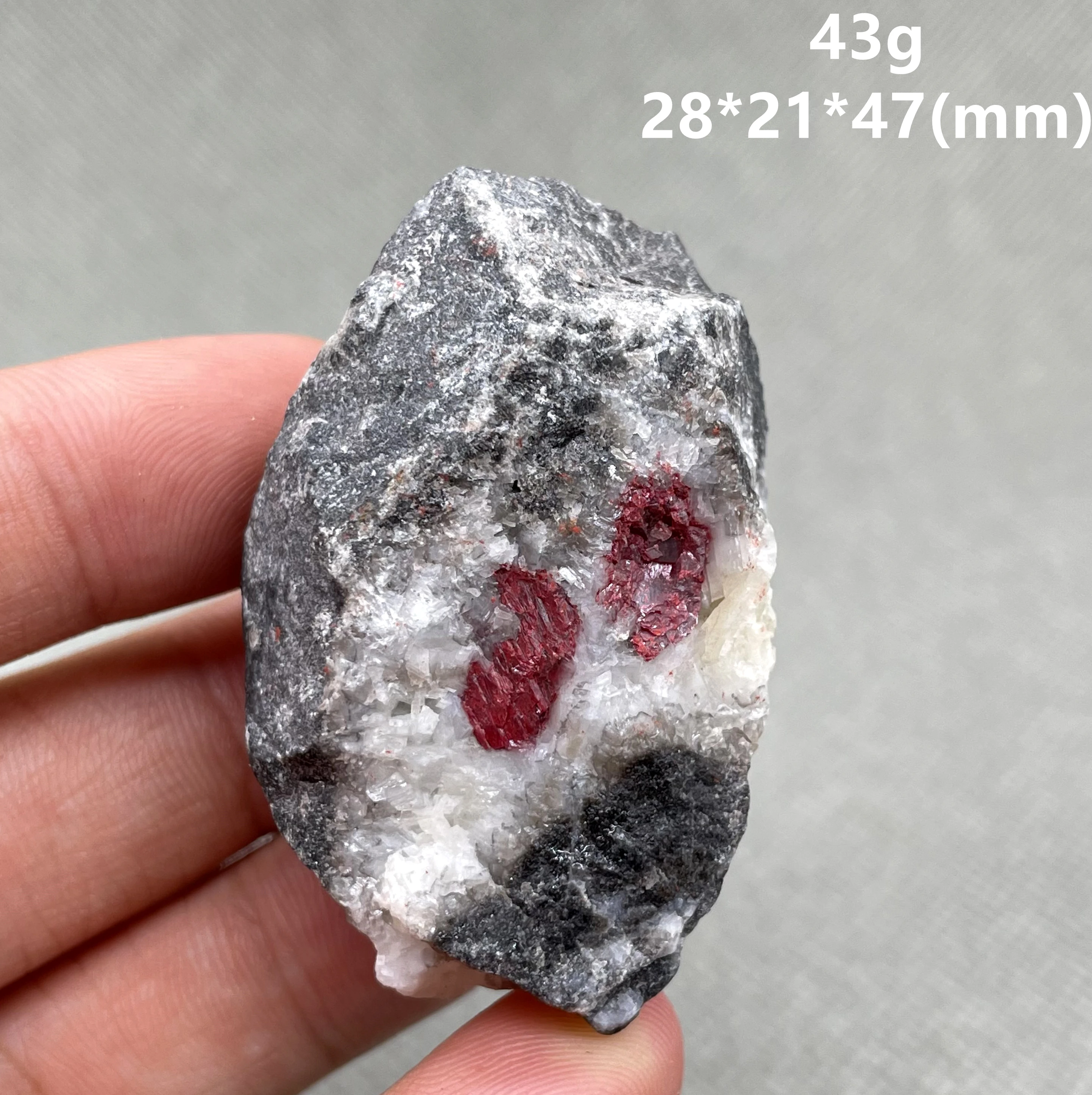 NEW! 100% Natural Cinnabar Minerals Specimen  stone Original red Stone Healing Crystal and Minerals Specimen