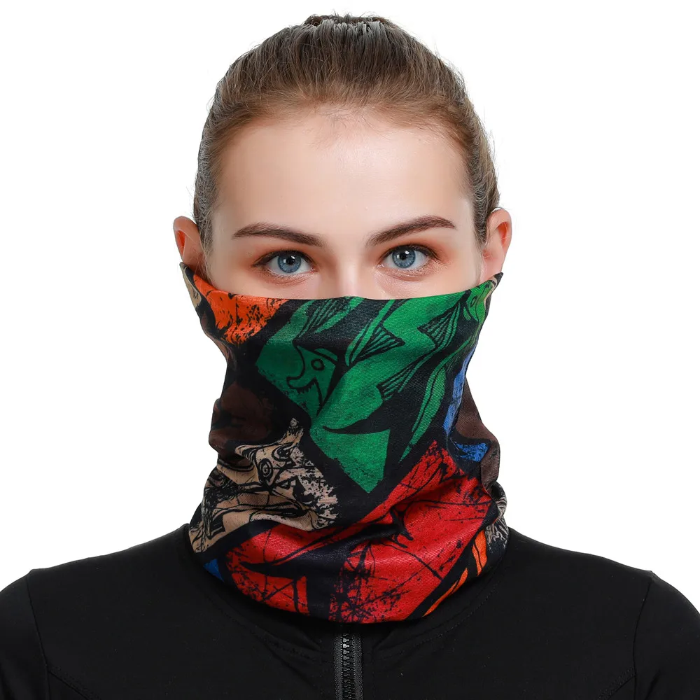 Bandana sans couture magique vintage pour hommes et femmes, masque de cyclisme rétro, écharpe de cou, cagoule de vélo, bande de sauna, conception de