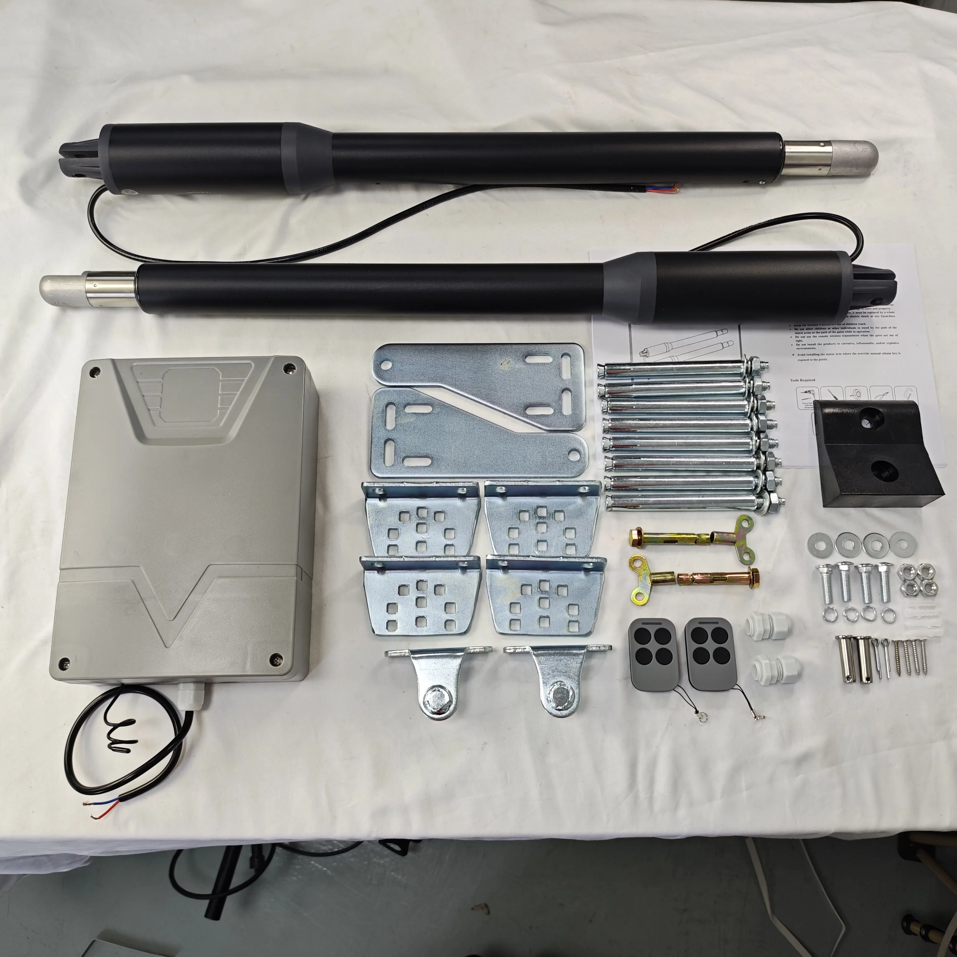 150KGS Per Leaf Linear Actuator Engine Motor Electric Gates Automatic Swing Gate Opener Piston Stroke swing gate door opener