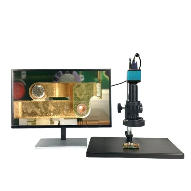 High Definition Digital CCD Electronic Video Microscope Industrial Inspection Magnifier Camera System 1080P Imaging Laboratory