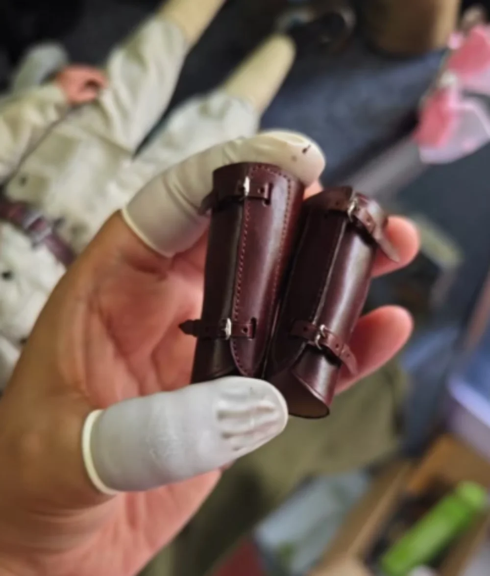 12인치 피규어용 1/6 스케일 군인 가죽 레깅스 모델