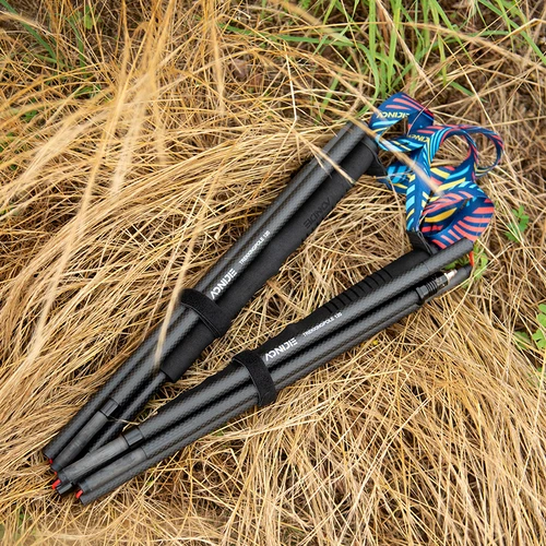 Imagen 2 del producto AONIJIE-bastón de senderismo plegable para exteriores, bastón de bloqueo rápido, 105cm, 115cm, 155cm, altura de 175cm a cm, 2 piezas