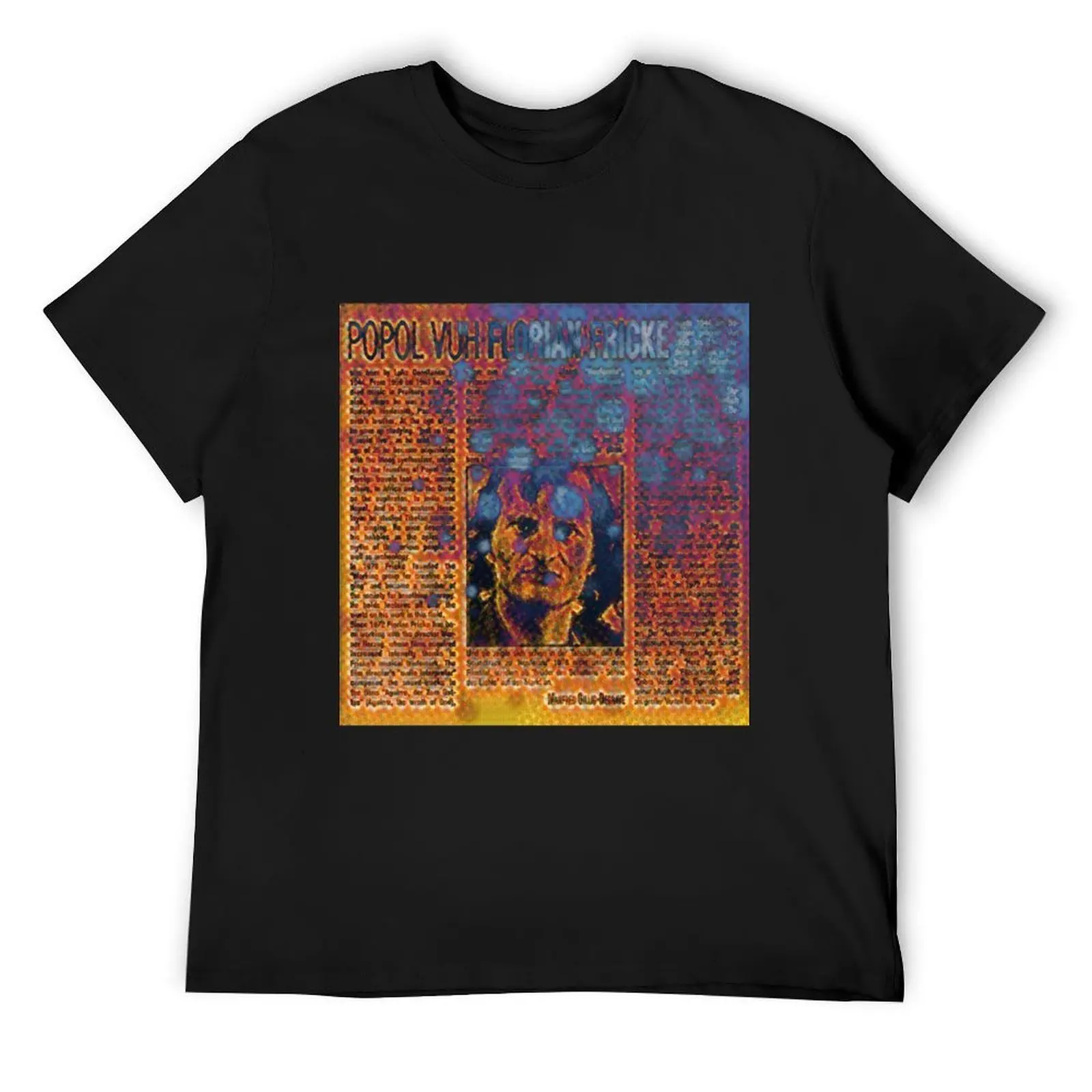

Popol Vuh T-Shirt football t shirt custom shirt Short sleeve tee slim fit t shirts for men