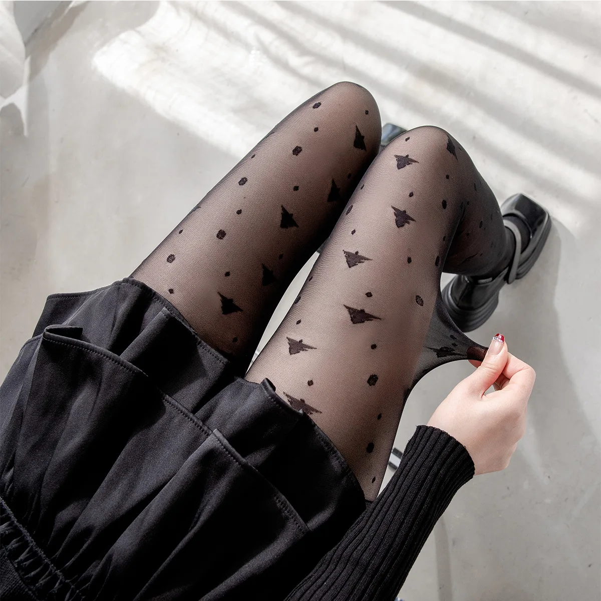

Pantyhose Women Jacquard Lingerie Slim Stockings Women Tights Japanese Lolita Pantyhose Tights Women Female Thigh High Stockings