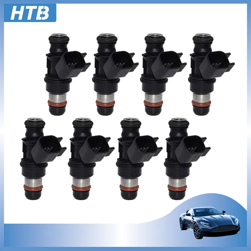 

8 x New Car Fuel Injector Nozzle 12580681 217-1621 For Delphi 2004-2010 Chevy GMC 4.8 5.3 6.0 6.2 Isuzu Ascender 5.3 8 V