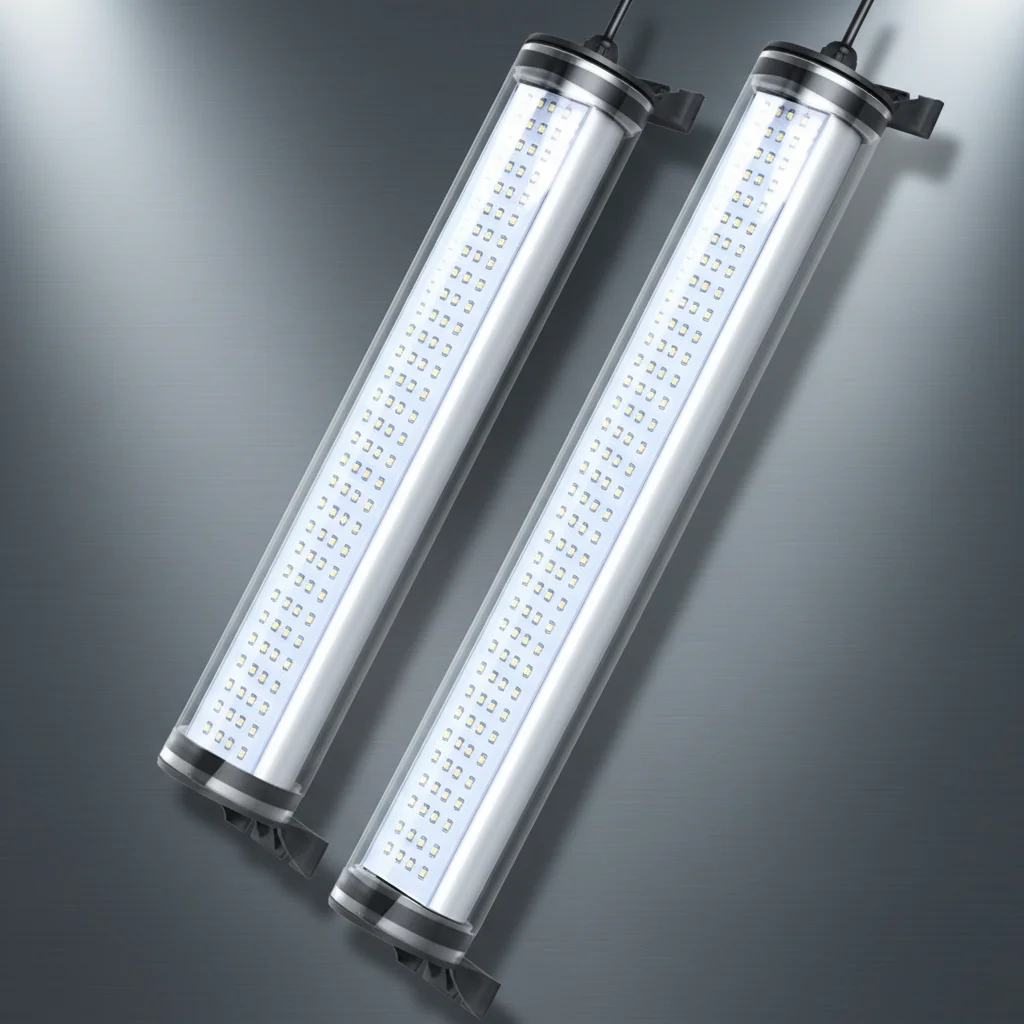 Customized 300MM Waterproof AC/DC LED Work Lamp for CNC Lathe Machine 24V 220V ABS Body Working Light