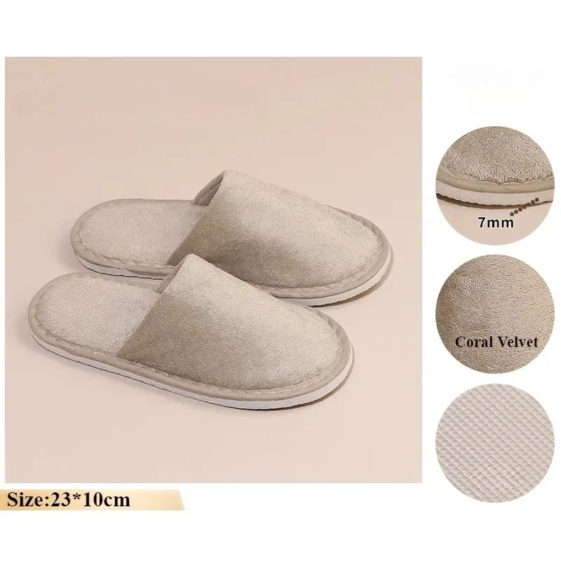 Disposable Children Slippers Travel Portable Babouche Anti Slip Portable Home Shoes Hotel Slip Homestay Gift