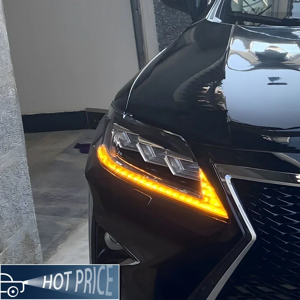 

Для Lexus Rx270 Rx300 Rx330 Rx350 2009-2015 Обновление Высокое качество 3 линзы проектора Инструмент Аксессуары Светодиодные автомобильные фары в сборе