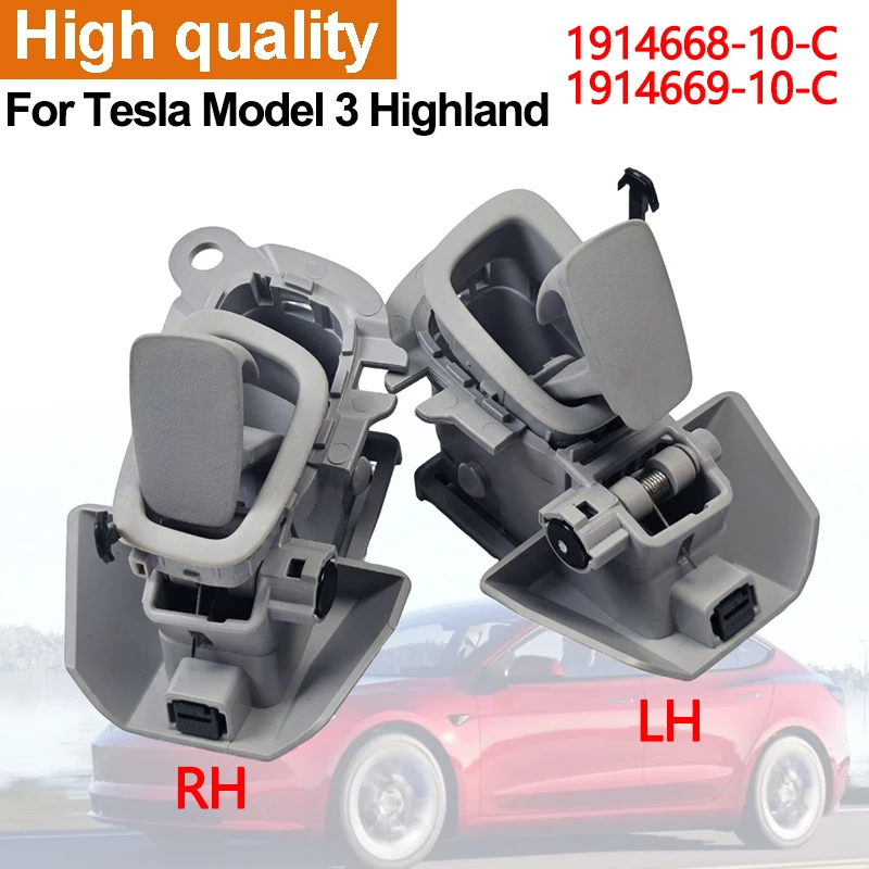Rear Roof Coat Hook Assembly 1914668-10-C 1914669-10-C For Tesla Model 3 Highland 2024-2026 Interior Hanger Para Auto