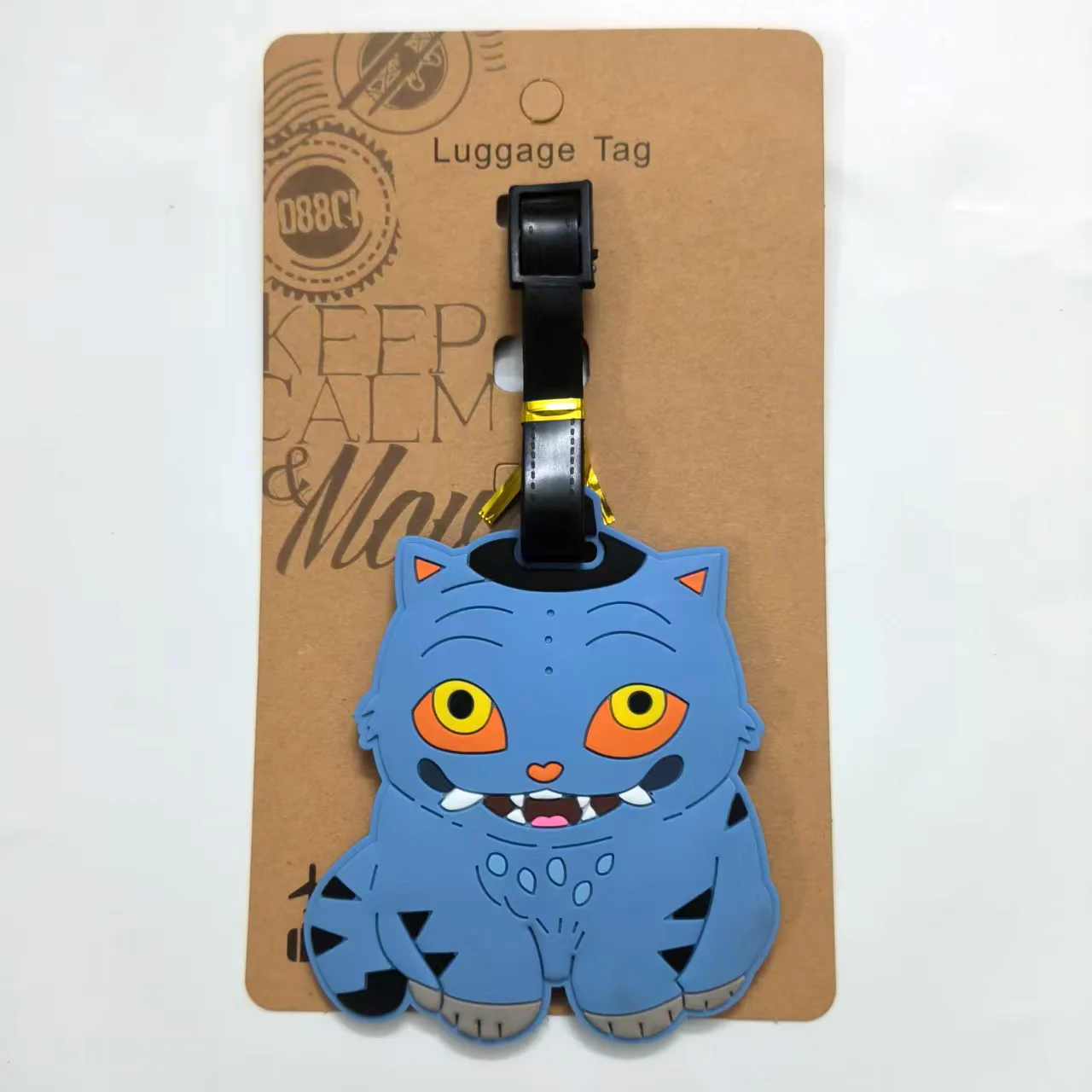 K-POP Tiger ملصق الأمتعة الإبداعي إكسسوارات السفر صندوق الأمتعة حقيبة تسجيل الدخول تحديد لوحة معلقة شماعات #2